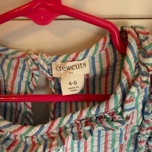 Crewcuts Multicolor Striped Ruffle Top - Picture 3 of 3